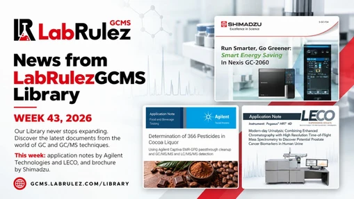 News from LabRulezGCMS Library - Week 43, 2026