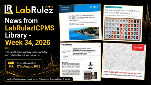 News from LabRulezICPMS Library - Week 34, 2026