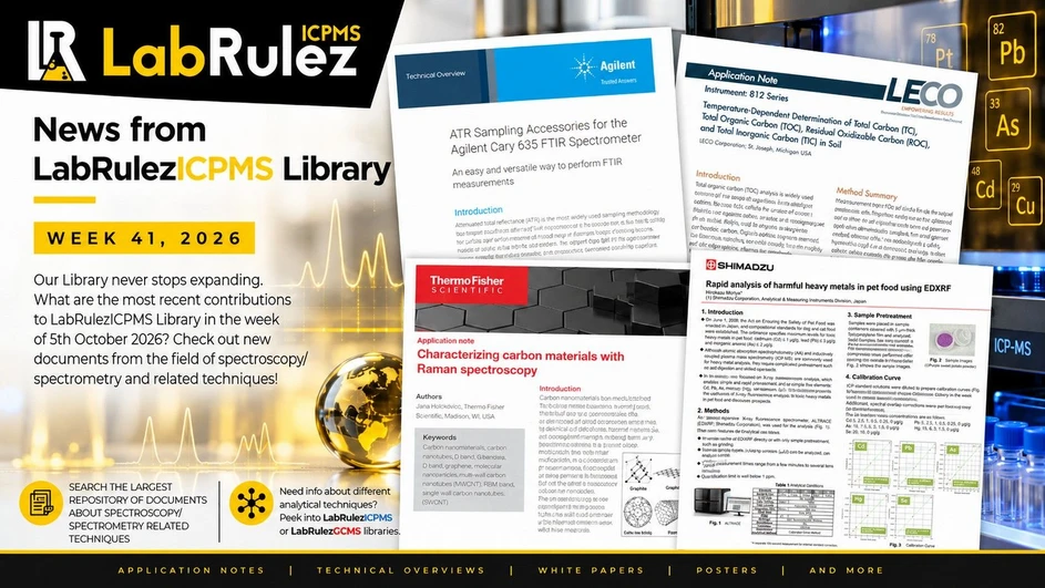 <p><strong>LabRulez / AI:</strong> News from LabRulezICPMS Library - Week 41, 2026</p>