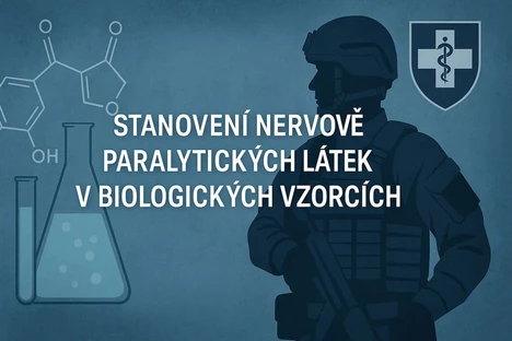 STANOVENÍ NERVOVĚ PARALYTICKÝCH LÁTEK V BIOLOGICKÝCH VZORCÍCH