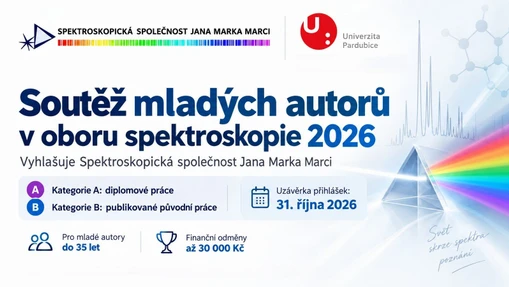 Soutěž o nejlepší práci mladých autorů v oboru spektroskopie 2026