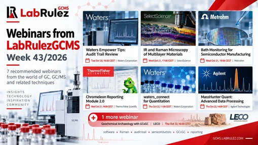 Webinars LabRulezGCMS Week 43/2026