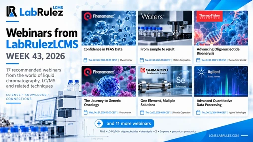 Webinars LabRulezLCMS Week 43/2026