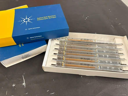Agilent ALS stříkačka, 10 µL, pevná jehla, 23-26s/42/cone, PTFE-tip plunger, 6/pk, 5181-3361 (Nová)
