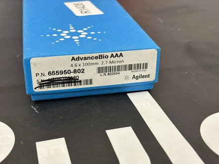 Agilent AdvanceBio AAA, 4.6 × 100 mm, 2.7 µm, 655950-802 (Tested)
