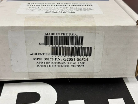 Agilent Detector, MCP, 50 Ω, Hi-Res, Gain-Shifted, G2581-80524 (Nový)