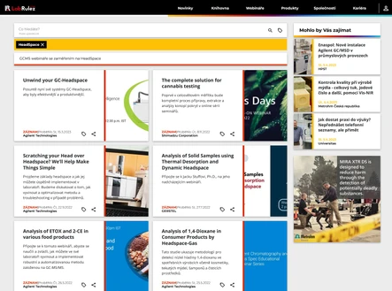 HeadSpace v plynové chromatografii (Webináře 2022)
