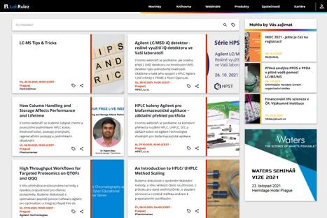 LC a LCMS webináře 43. týden + přehled RAFA 2021