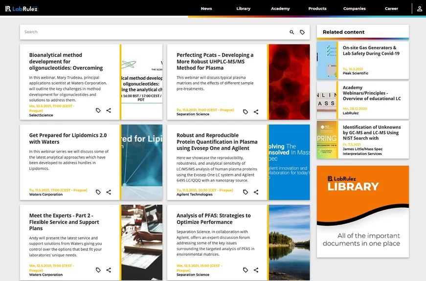 <p>LabRulez: LC and LCMS webinars - Week 19</p>
