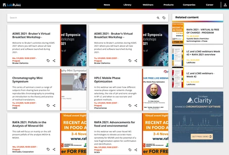LC and LCMS webinars Week 44 + RAFA 2021 overview