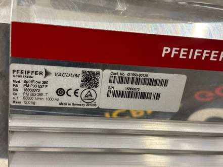 Pfeiffer Split Flow Pump, PMP03627F pro LC/MS, G1960-80125 (Testováno)