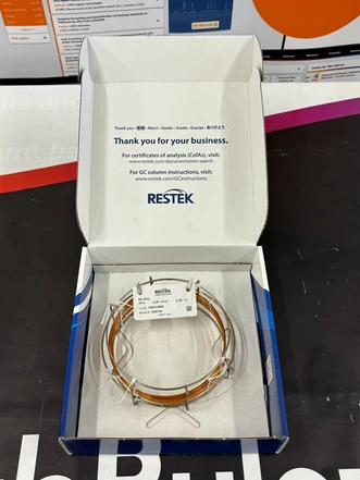 Restek Rxi-5ms GC Capillary Column, 30 m, 0.25 mm ID, 0.25 µm, 5.0" Cage for Agilent 6850 GC (Tested)