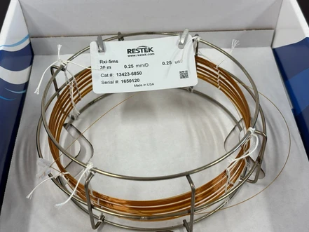 Restek Rxi-5ms GC Capillary Column, 30 m, 0.25 mm ID, 0.25 µm, 5.0" Cage for Agilent 6850 GC (Tested)
