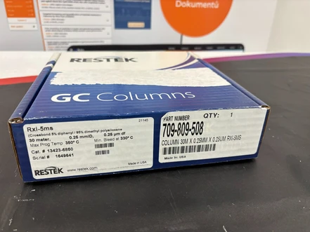 Restek Rxi-5ms GC Capillary Column, 30 m, 0.25 mm ID, 0.25 µm, 5.0" Cage for Agilent 6850 GC (Tested)