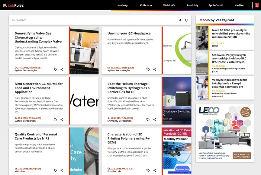 <p>LabRulez: Webináře LabRulezGCMS týden 11-12/2023</p>
