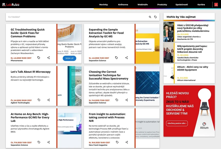 <p>LabRulez: Webináře LabRulezGCMS týden 22-23/2025</p>