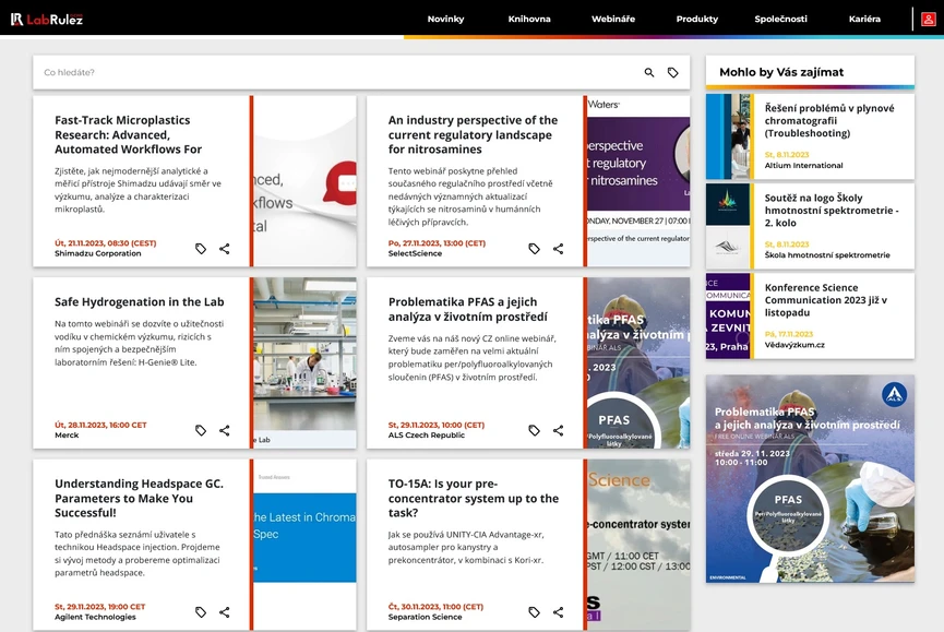 <p>LabRulez: Webináře LabRulezGCMS týden 47-48/2023</p>