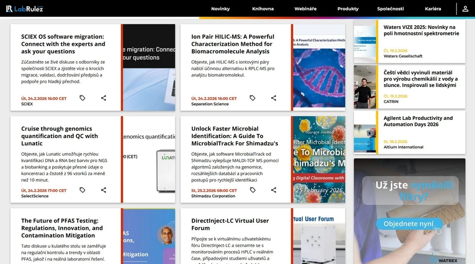 <p>LabRulez: Webináře LabRulezLCMS týden 09/2026</p>