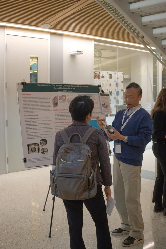 MDCW: 17th MDCW 2026 (Day 1): P-22 Development of a fully software-controlled, alignment-free loop-delay thermal modulator for GC×GC (Zhanpin Wu, GC Image)