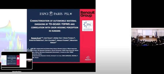 Characterization of automobile material emissions by TD-GC×GC-TOFMS (Romaine Klein, MDCW 2023)