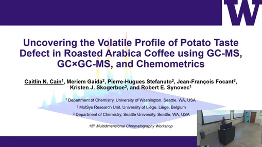 Sensory-classified roasted arabica coffee with GC×GC-TOFMS and chemometrics (Caitlin Cain, MDCW 2024)
