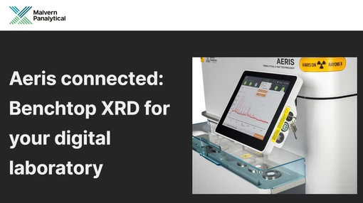 Aeris connected: Benchtop XRD for your digital laboratory