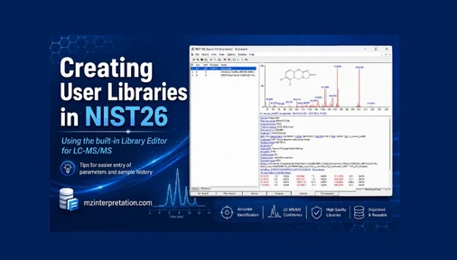 Creating MS/MS User Libraries in NIST26
