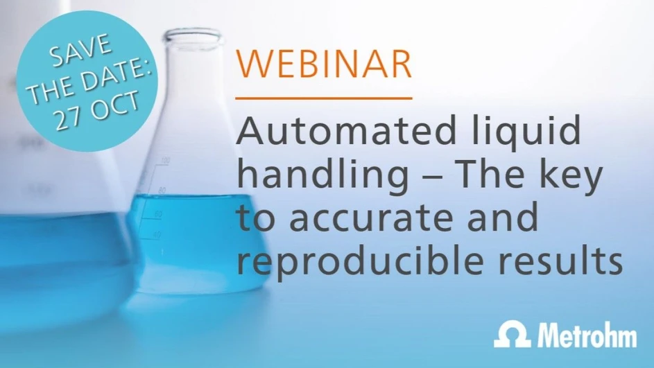 Metrohm: Automated liquid handling – the key to accurate and reproducible results
