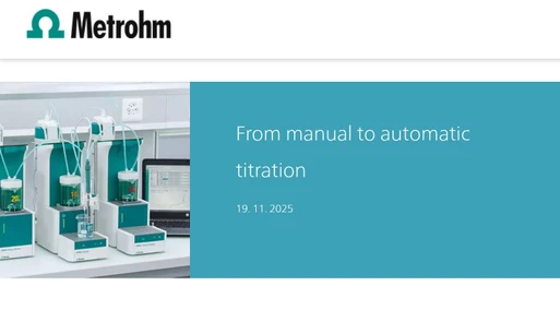 Best Practice: How to Convert from Manual to Automatic Titration
