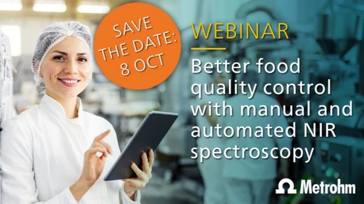 Better food quality control with manual and automated NIR spectroscopy