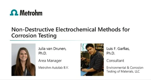Corrosion Tests: Non-destructive methods