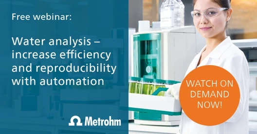 Water analysis – automation as a viable approach to increase efficiency and reproducibility
