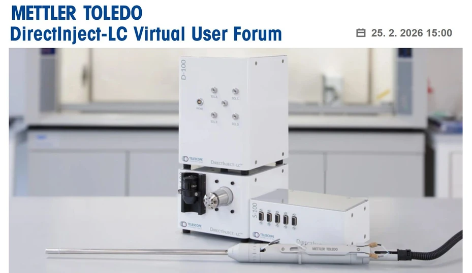 Mettler Toledo: DirectInject-LC Virtual User Forum