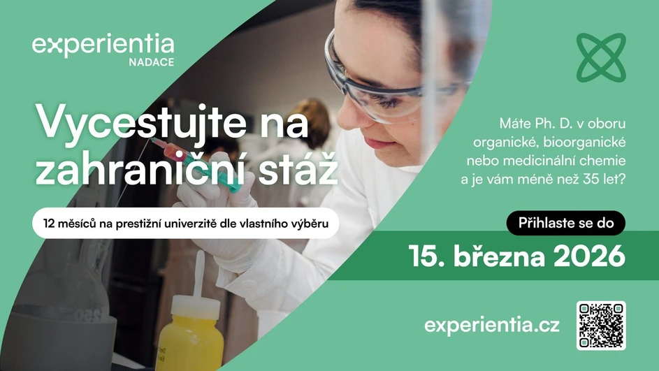 <p><strong>Nadace Experientia:</strong> Spouštíme přihlášky do soutěže o stipendium na zahraniční stáž</p>