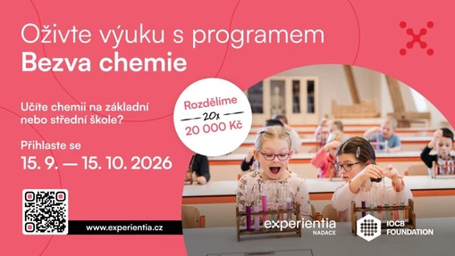 Učíte chemii na ZŠ nebo SŠ? Přihlaste se do Bezva chemie