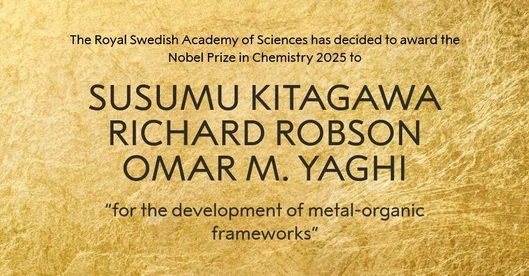 Nobelova cena za chemii 2025 (živě)