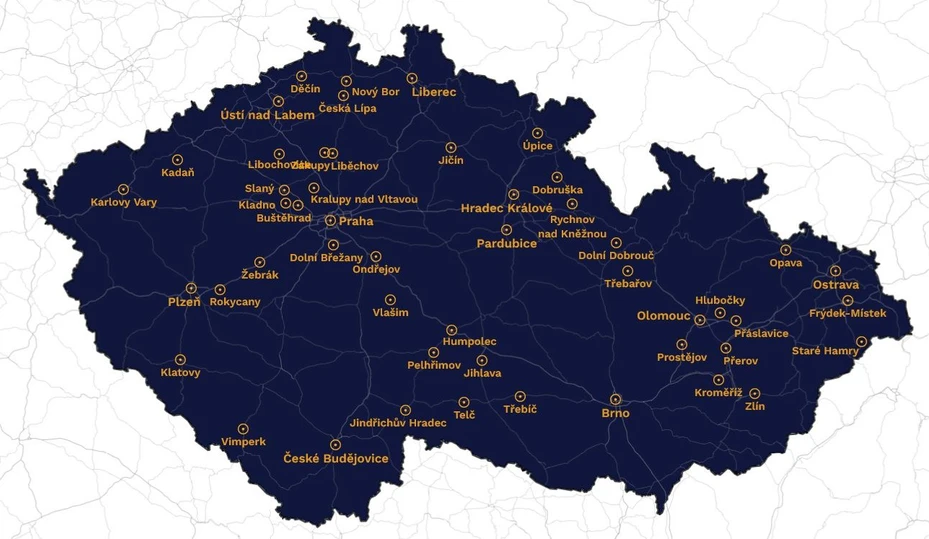 Noc vědců: Noc vědců 2024 (mapa)
