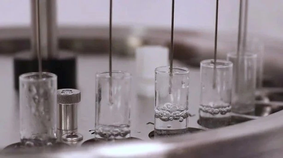 Organomation: Close up tubes in N-EVAP-2