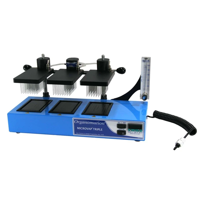 Organomation MICROVAP Triple Microplate Evaporator.