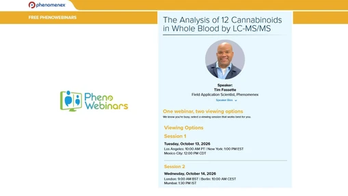 The Analysis of 12 Cannabinoids in Whole Blood by LC-MS/MS
