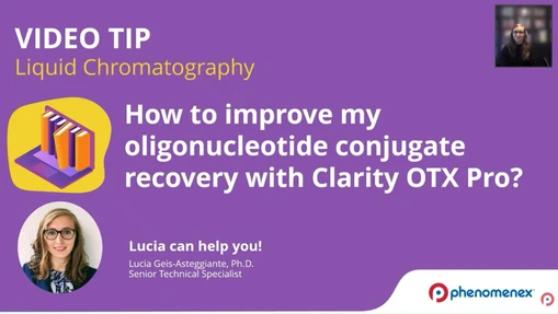 Zlepšení výtěžnosti oligonukleotidů a jejich konjugátů pomocí Clarity XRO
