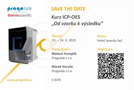 Pozvánka na kurz ICP-OES "Od vzorku k výsledku"