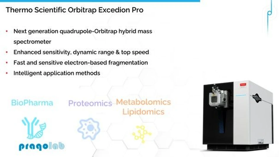 Pragolab: Nová éra hmotnostní spektrometrie - Thermo Scientific Orbitrap Excedion Pro