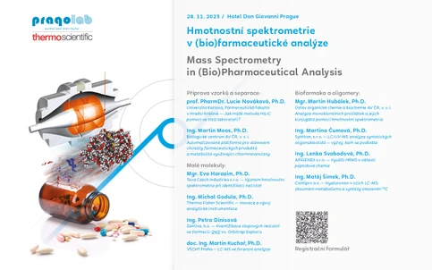 Seminář: Hmotnostní spektrometrie v (bio)farmaceutické analýze