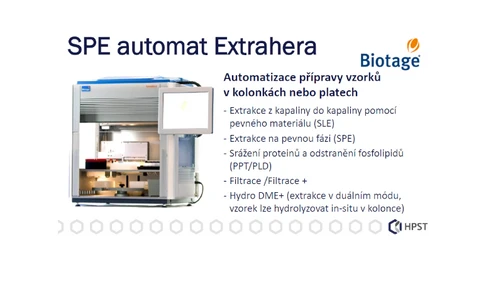 SPE automaty v nabídce společnosti HPST, s.r.o. se zaměřením na přístroj Extrahera