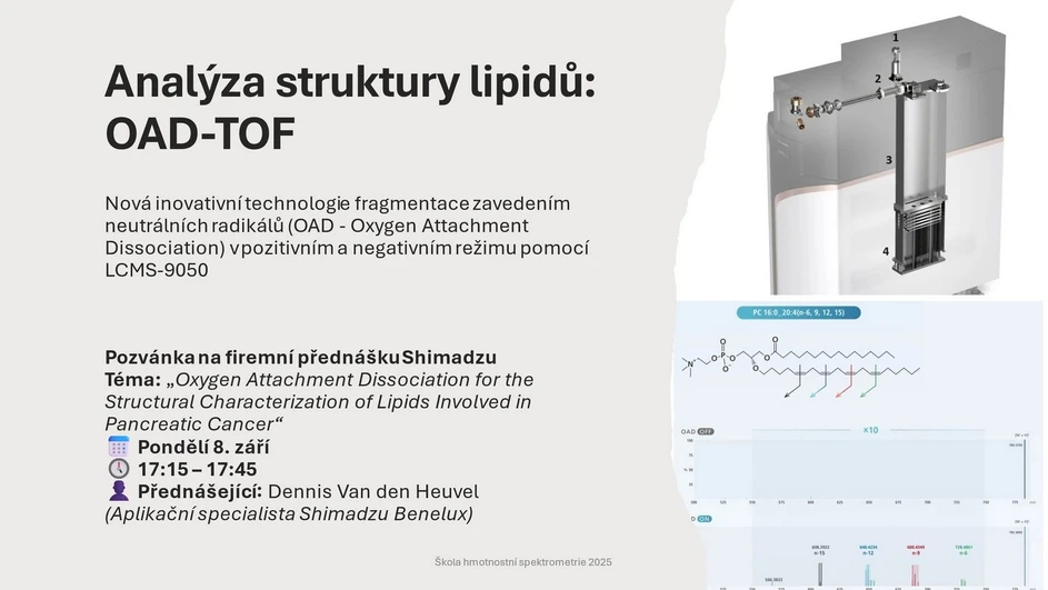 Shimadzu: přednáška Dennis Van den Heuvel