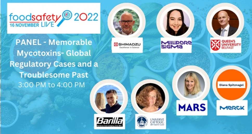 Shimazdu: Konference Bezpečnost potravin 2022 (on-line): PANEL - Marching mycotoxins