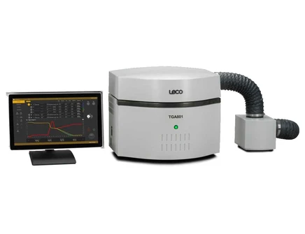 LECO TGA801 Thermogravimetric Analysis of Moisture, Ash, Volatile Content, and Loss-on-Ignition