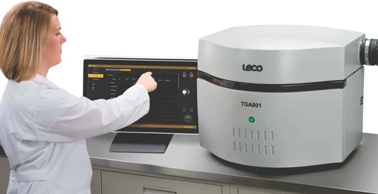 LECO TGA801 Termogravimetrická analýza vlhkosti, popela, těkavých látek a ztráty žíháním