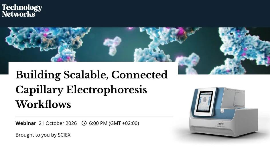 Technology Networks: Building Scalable, Connected Capillary Electrophoresis Workflows
